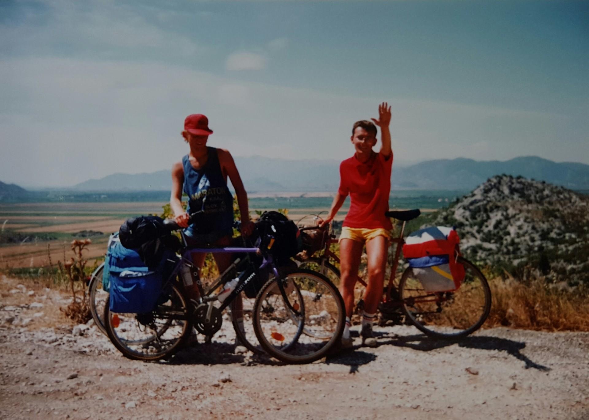 Cycling Yugoslavian coast 1991